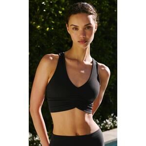 Alo Yoga Wild Thing Sports Bra Black Sporty Athletic - S